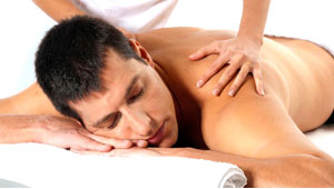 Ayurvedic body massage outdoor